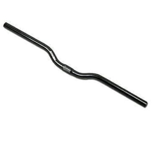 Kierownica Zoom aluminiowa MTB gięta, montaż  25,4 czarna