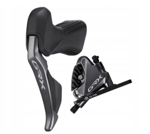 Zestaw hamulca tarczowego Shimano GRX ST-RX815/BR-RX810 Di2 przód