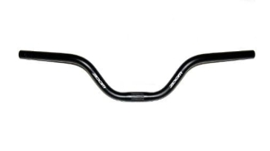 Kierownica Zoom aluminiowa, wznios 100mm, 25,4mm, czarna