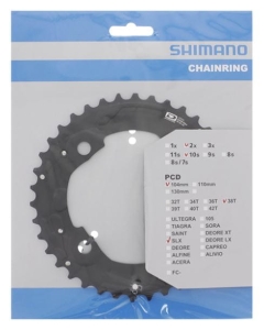 Tarcza Shimano FC-M675 38T do 2x10