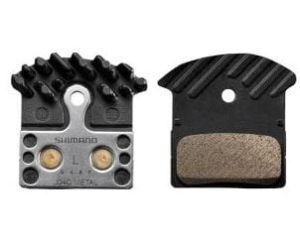 Klocki Shimano J04C XT, XTR- metaliczne, radiator